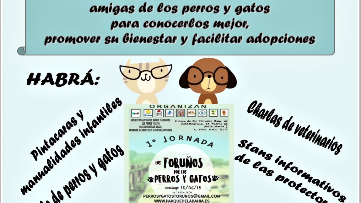 JORNADA DE ADOPCIONES Y MÁS EL PRÓXIMO 10 DE JUNIO