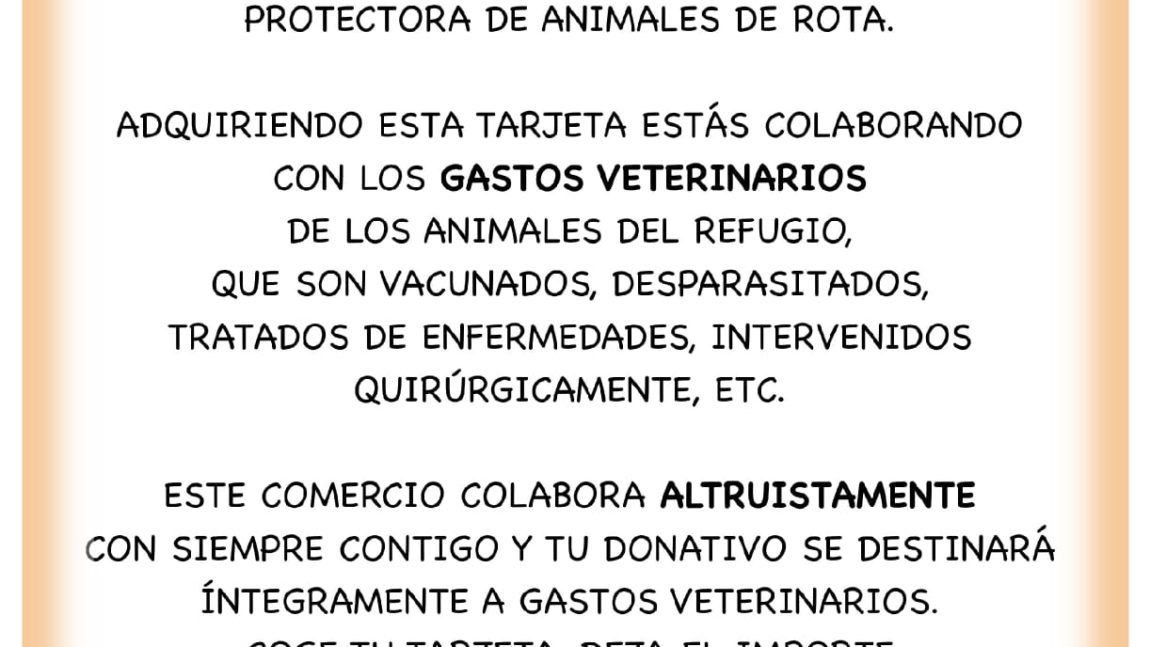 Tarjetas solidarias a beneficio de SIEMPRE CONTIGO