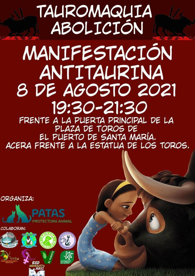 MANIFESTACIÓN ANTITAURINA 8 DE AGOSTO