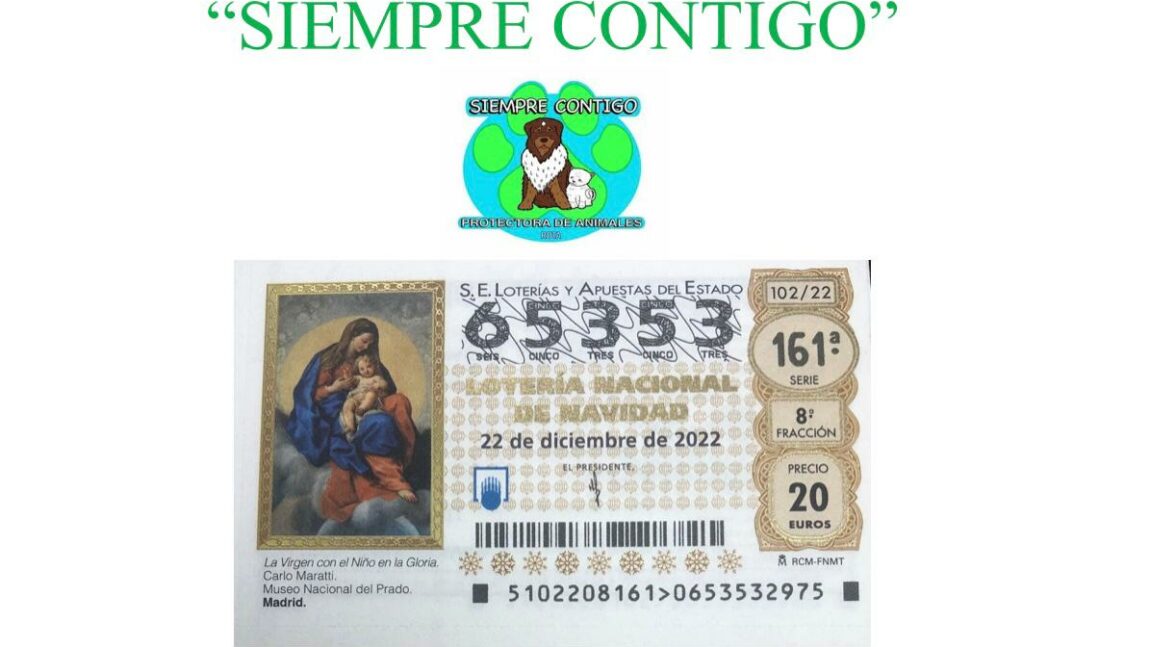 LOTERÍA DE NAVIDAD A BENEFICIO DE SIEMPRE CONTIGO