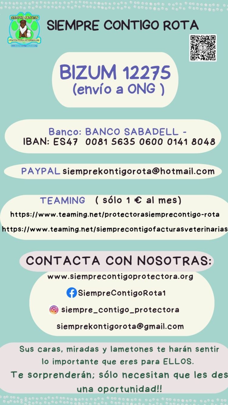 DATOS CONTACTO Y DONACIONES
